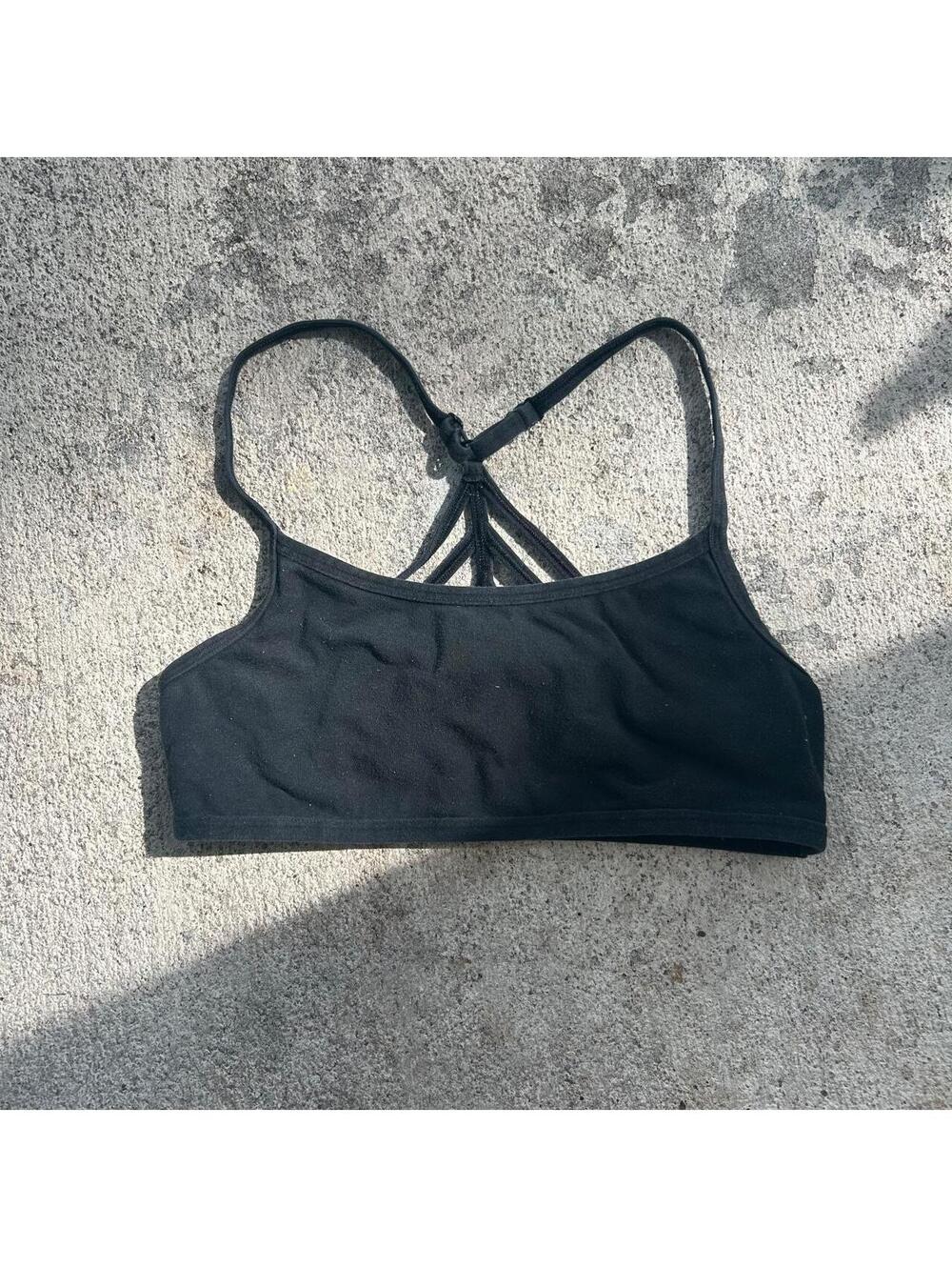 Victoria's Secret PINK black sports bra size S #activewear #padded